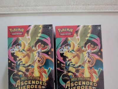 Pokemon TCG Mega Evolution Ascended Heroes Booster Bundle (2x 6-Pack)