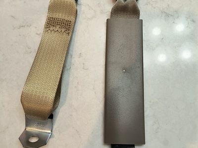 Car Seat Belt Buckle Receptacles - Tan/Gray for Ford F series trucks around 2010