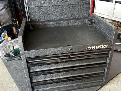 5 Drawer Husky Toolbox All Black