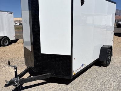6x12 Look ST DLX Enclosed Cargo Trailer - 6'6" Interior - 3.5K GVWR - .080 PolyCor, Alloy Wheels, Black Out Package