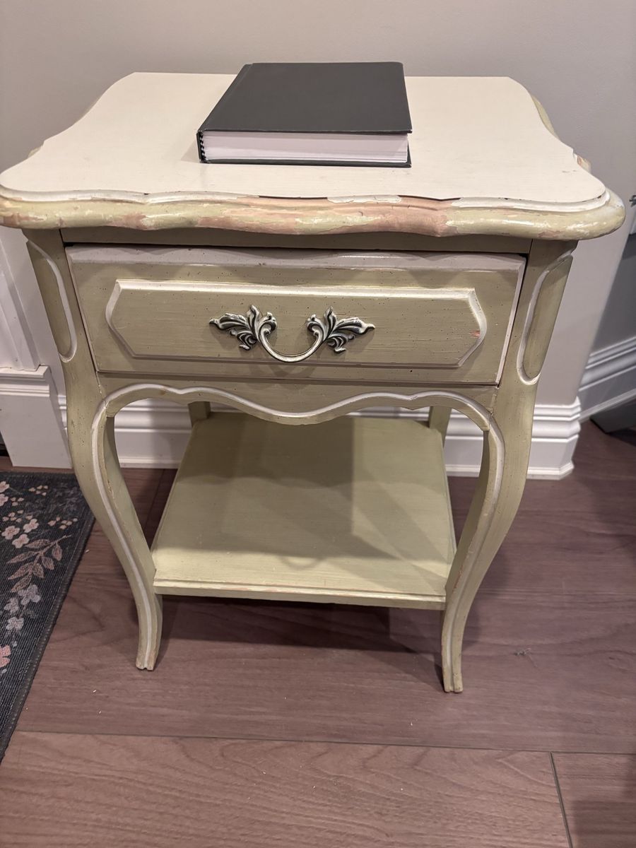Vintage French Provincial Nightstand