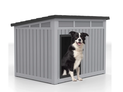 New Dog House, Indoor Outdoor Kennel with Ventilated Design