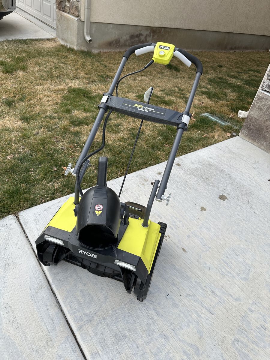 Ryobi Snowblower 40v Lithium Brushless
