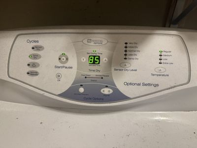 Maytag Neptune Electric Dryer - Front Load, White, Wrinkle Prevent, Sensor Dry, Time Dry