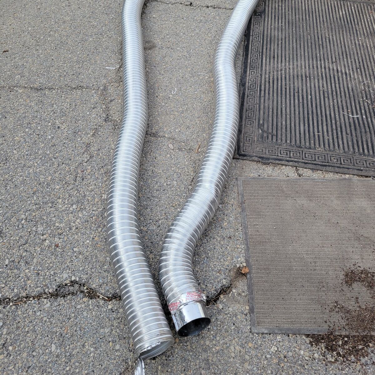 Chimney Flexible Flue Liner Vent Tubing 18ft