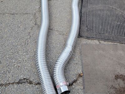Chimney Flexible Flue Liner Vent Tubing 18ft