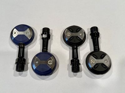 Speedplay X-Series Road Pedals – CroMo Dark Blue – Classic Speedplays