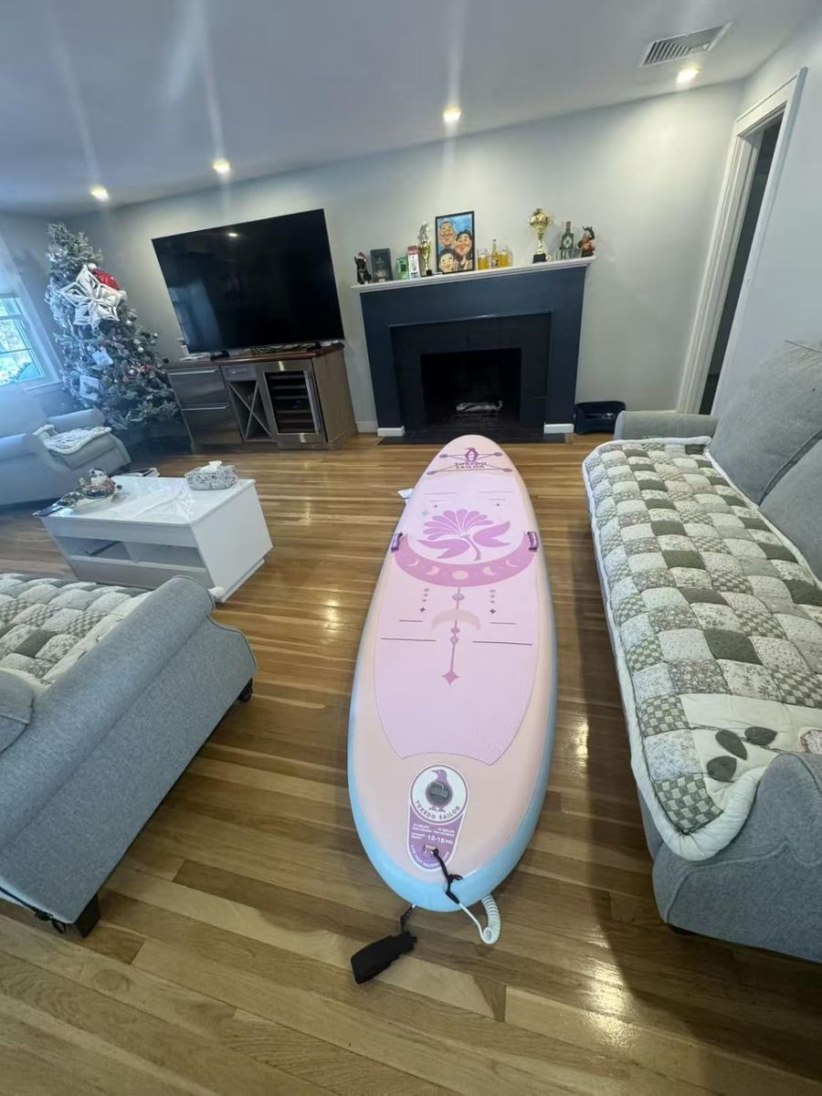 Tuxedo Sailor Inflatable Paddle Board Pink SUP Paddleboard
