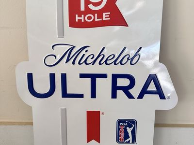 New Michelob Ultra 19th Hole PGA Metal Sign