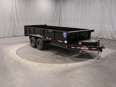 7 X 16 LoadRunner Bumper Pull Dump Trailer For Sale