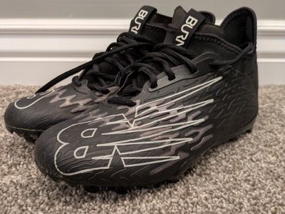 New Balance Burn X Low Cut Lacrosse Cleats Men's Size 4 Black