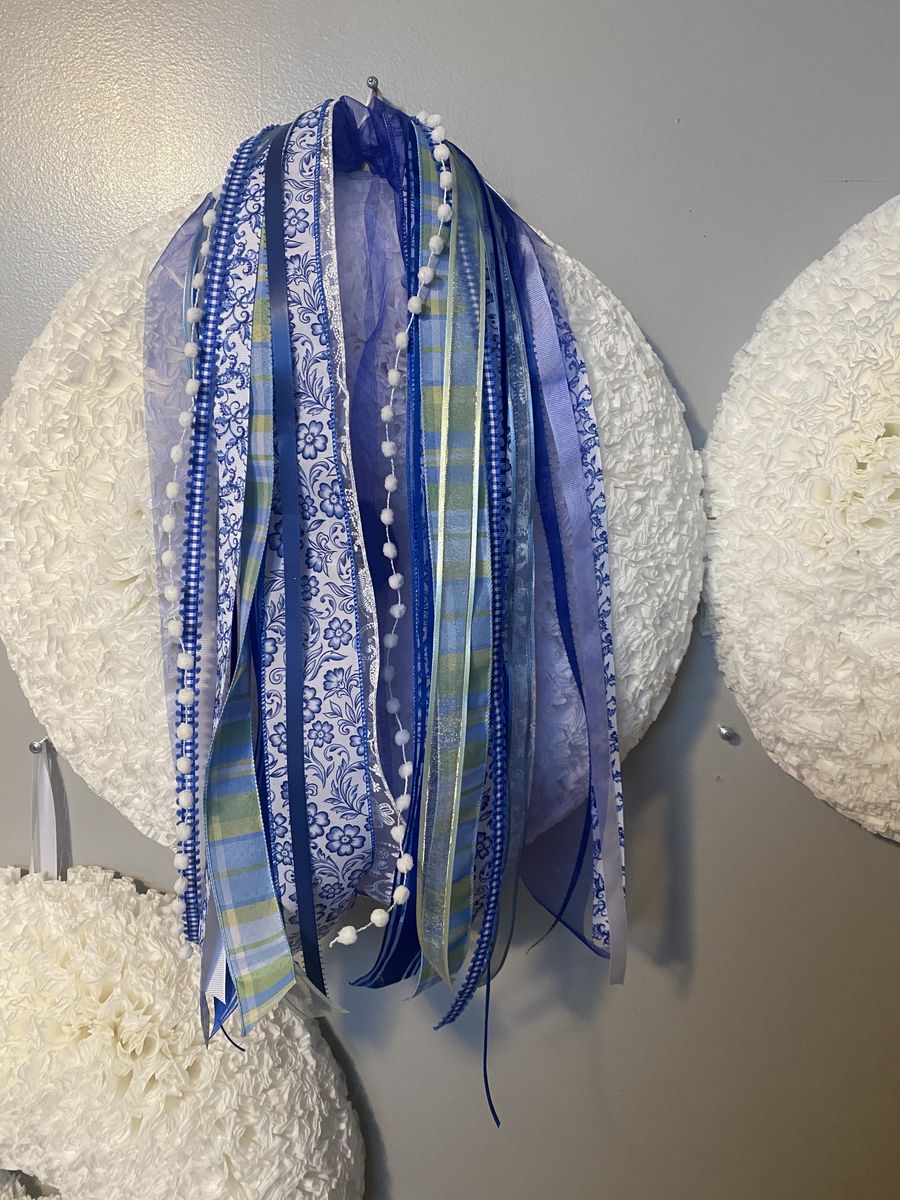 Beautiful Hand Made Coffee filter Wreaths