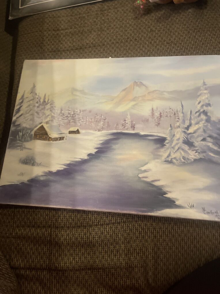 Beautiful Winter Painting