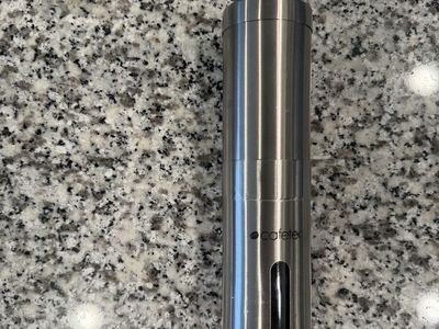 Cafetech Manual Coffee Grinder - Stainless Steel, Ceramic Burrs, Portable Hand Crank Mill