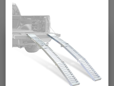 Trifolding ramps