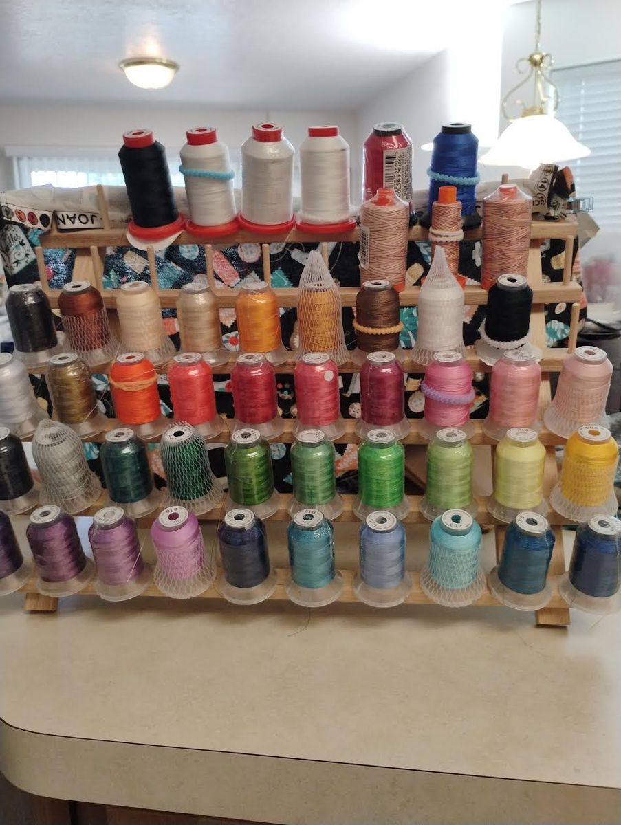 Embroidery Thread and Holder