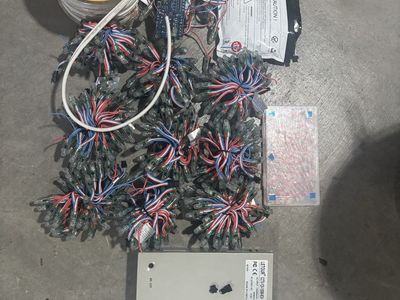 LED Pixel Lights Bundle with Power Supply and Cable