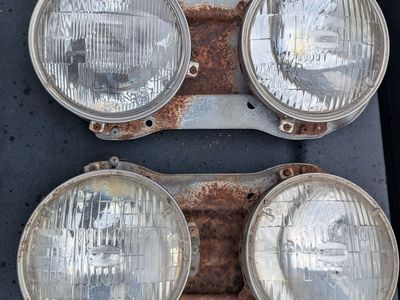 Datsun 620 Dual Headlight Assembly Pair