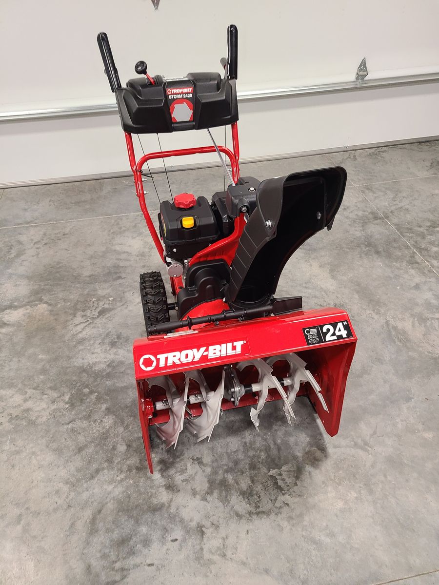 Troy-Bilt Storm 24 in. Two- Stage Gas Snow Blower with Electric Start