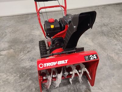 Troy-Bilt Storm 24 in. Two- Stage Gas Snow Blower with Electric Start