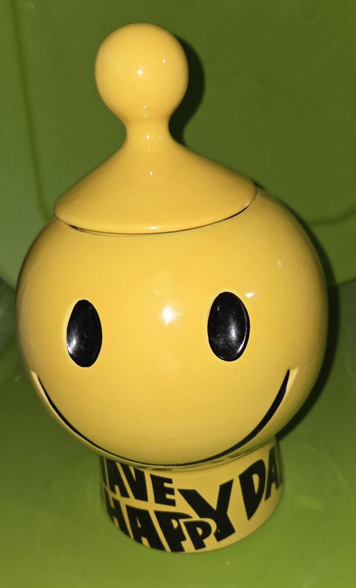 McCoy Smiley face, 80's cookie jar