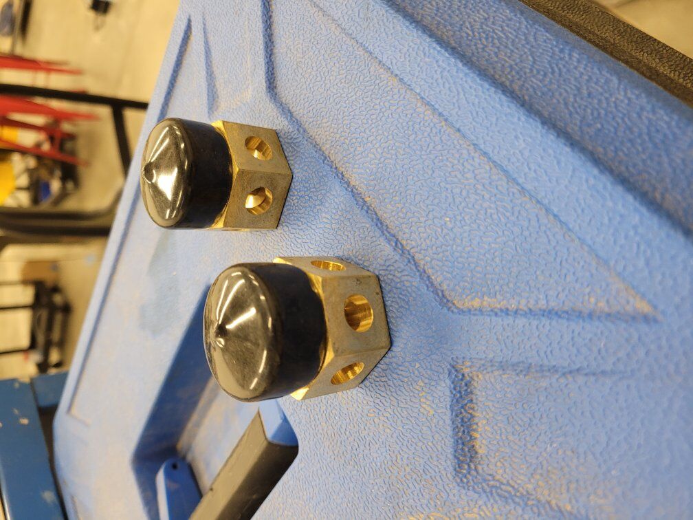 Melt plugs for blower