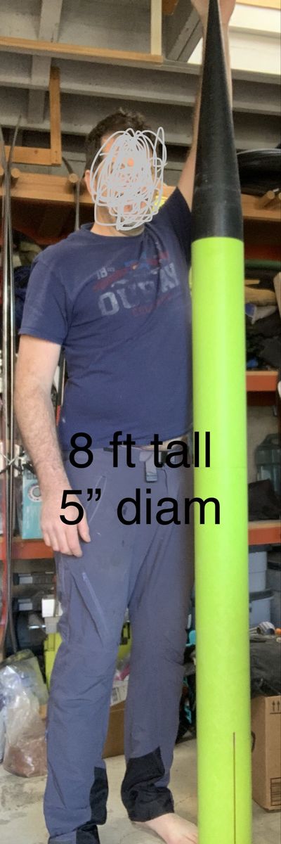 Parts for 5” diam fiberglass high power rocket