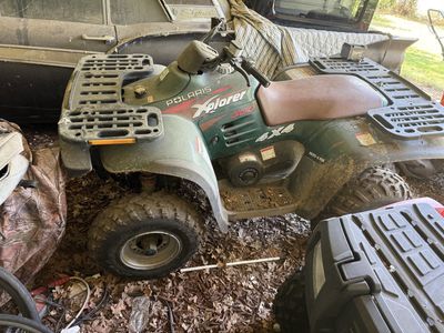 Polaris Xplorer 300 4x4 ATV - New Spark Plugs, Oil Change, Air Filter everything needed to run - Green (looking for fish tank)