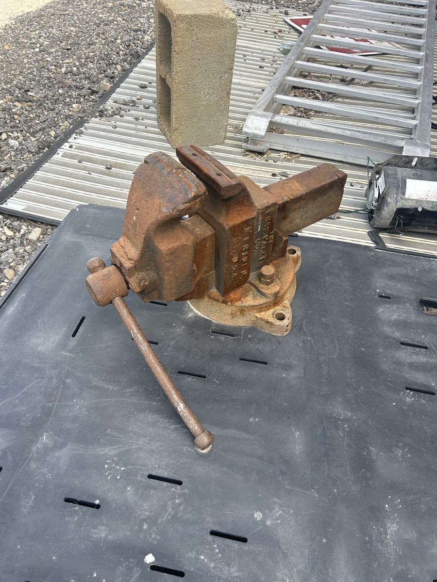 Old blacksmith vice.