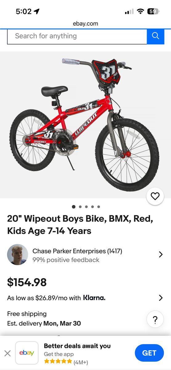 Bmx Type 20 Inch Tire Dynrcraft Wipe Out