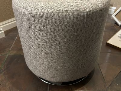 (Set) 2 Link Sikes Swivel Ottoman-Fabric Covering
