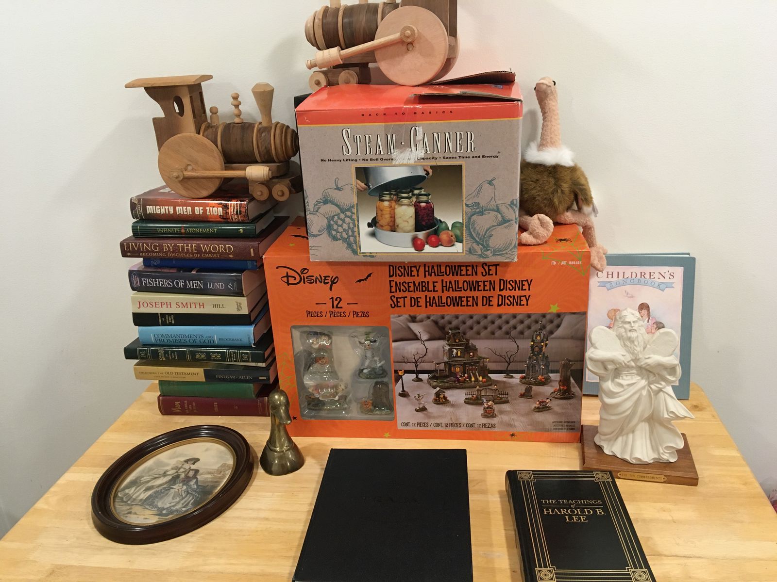 Assorted Household Goods, Books, Toys, and Decor Bundle