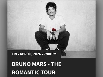 Bruno Mars 2TIX Friday 4/10 $450each