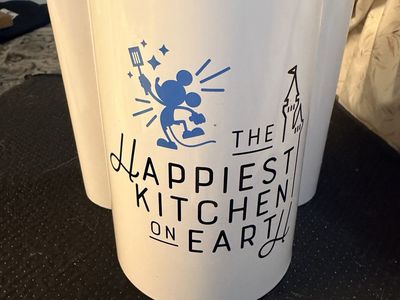 New. Disney Parks Mickey Mouse The Happiest Kitchen On Earth Utensil Holder