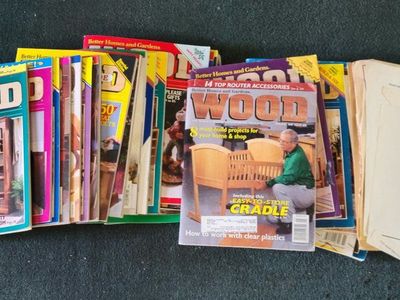 Woodworking Magazine Lot - 20+ Issues & Project Plans for Woodworkers