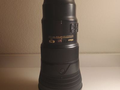 Nikon 500mm pf lens