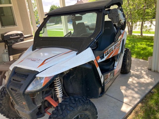2015 Arctic Cat Wildcat Trail UTV Side-by-Side w/Trailer