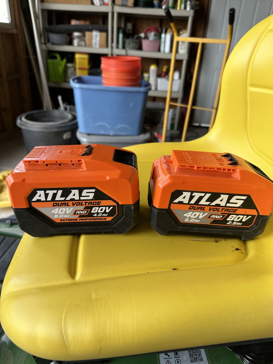 Atlas Cordless String Trimmer, Chain Saw, Pole Saw and Accessories