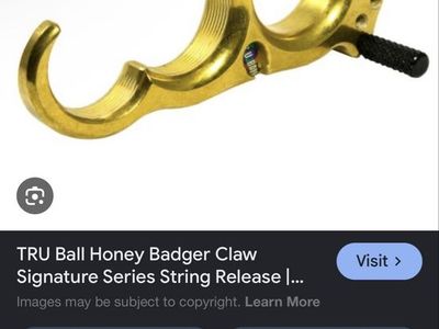Brass Honey Badger claw