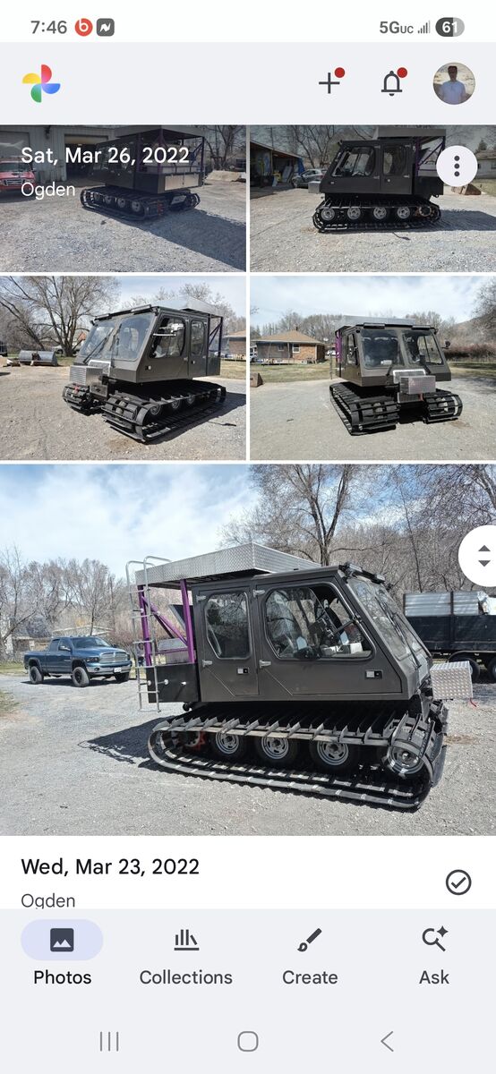 Snow cat for sale