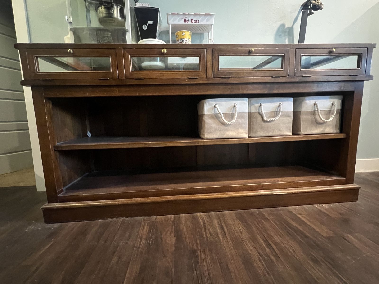 Antique department Store display Counter