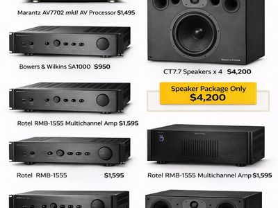 HIGH-END BOWERS & WiLKINS HOME THEATRE BUNDLE