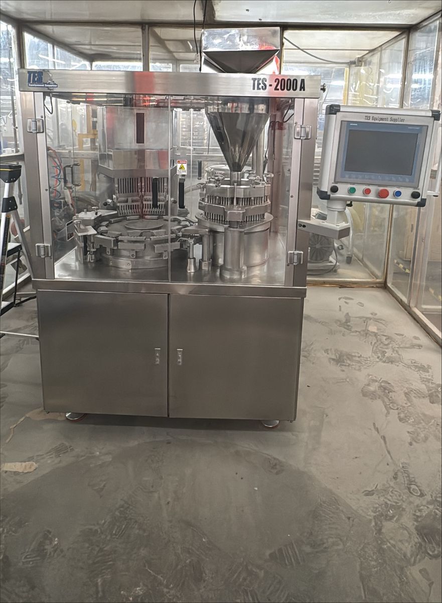 2019 TES 2000A Automatic Capsule Filler – 120,000 Caps/Hour