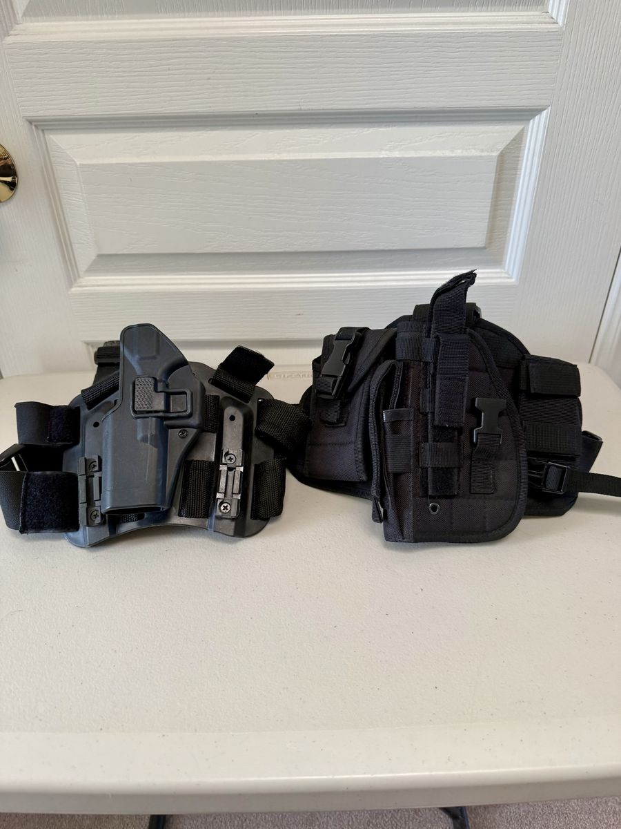2 Left Hand No Brand Leg Holsters Tactical Gear