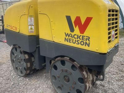 2019 Wacker Neuson RTSC3 Trench Roller 24" Remote Compactor 343 Hrs WARRANTY (id.8087)