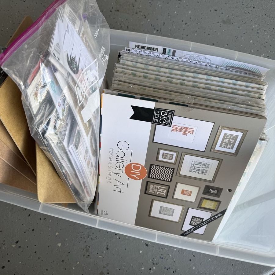 Assorted Paper, crafting, clipboards