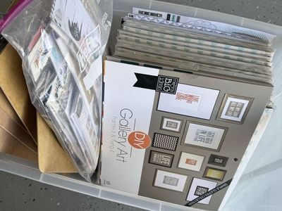 Assorted Paper, crafting, clipboards