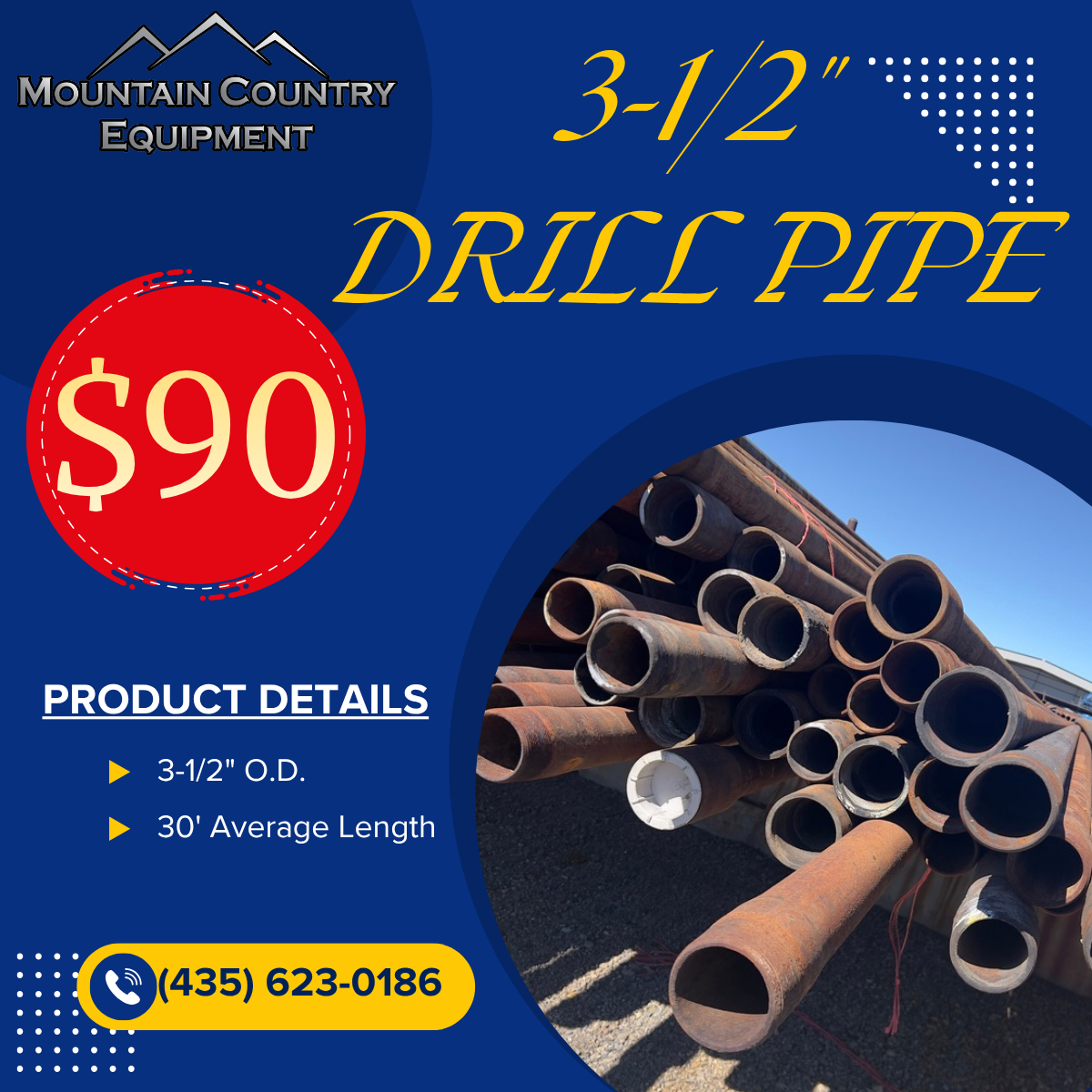 3-1/2" Drill Pipe