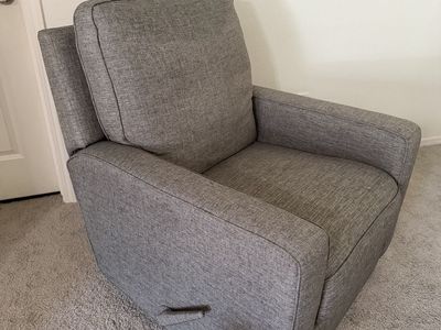 Nursery Baby Swivel Glider Rocking Chair