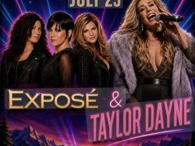80's Weekend Concerts on the Slopes 2026 - Expose & Taylor Dayne - Park City, Utah - July 25, 2 Tix